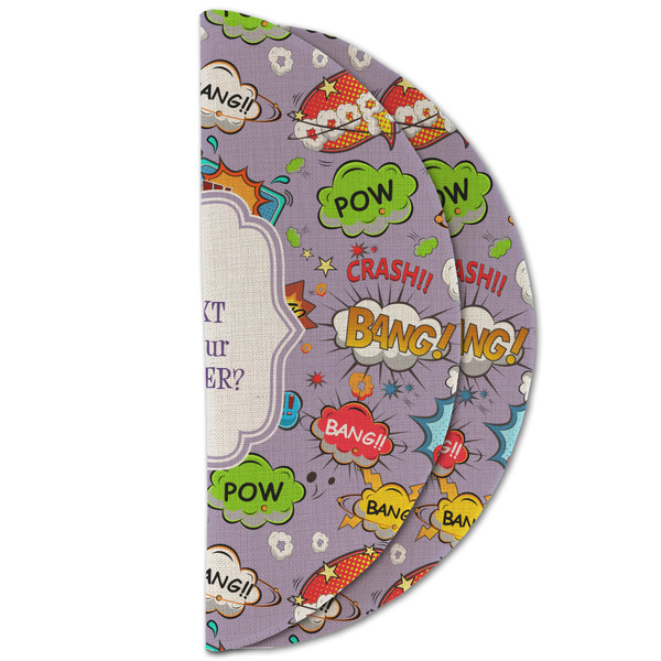 What is your Superpower Round Linen Placemats - HALF FOLDED (double sided)