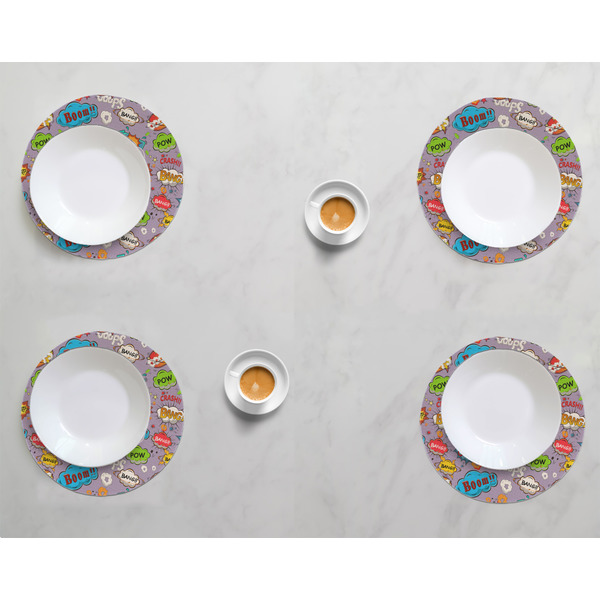 What is your Superpower Round Linen Placemats - LIFESTYLE (set of 4)