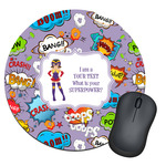 What is your Superpower Round Mouse Pad (Personalized)
