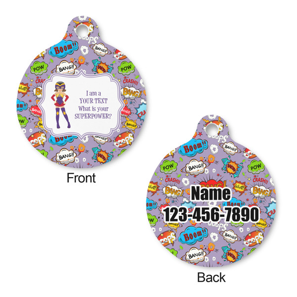 What is your Superpower Round Pet ID Tag - Large - Approval