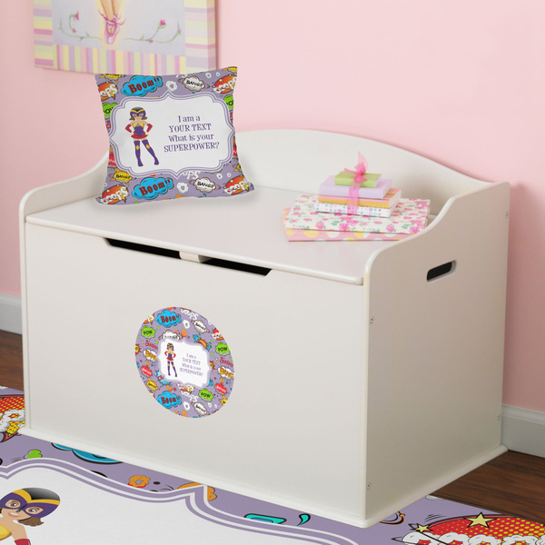 What is your Superpower Round Wall Decal on Toy Chest
