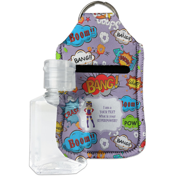 Custom What is your Superpower Hand Sanitizer & Keychain Holder (Personalized)