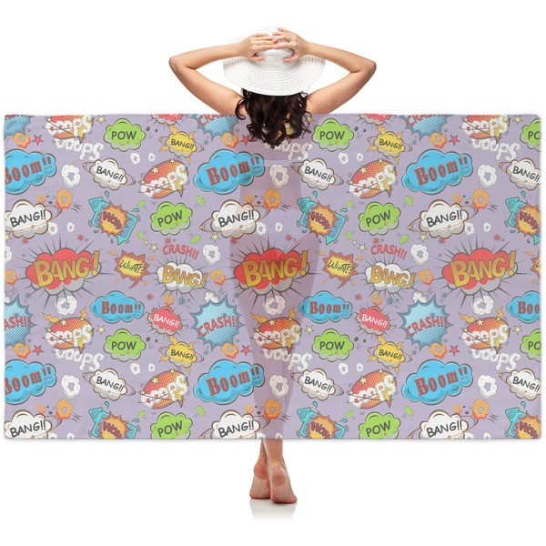 Custom What is your Superpower Sheer Sarong