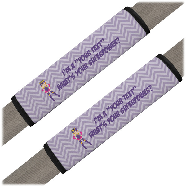 Custom What is your Superpower Seat Belt Covers (Set of 2) (Personalized)