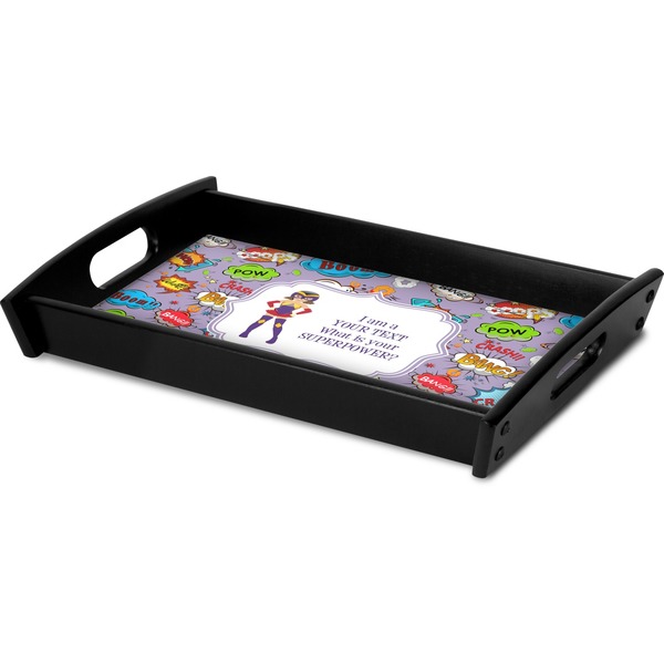 What is your Superpower Serving Tray Black - Corner