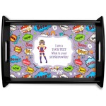 What is your Superpower Black Wooden Tray - Small (Personalized)