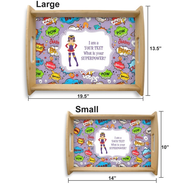 What is your Superpower Serving Tray Wood Sizes