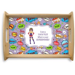 What is your Superpower Natural Wooden Tray - Small (Personalized)