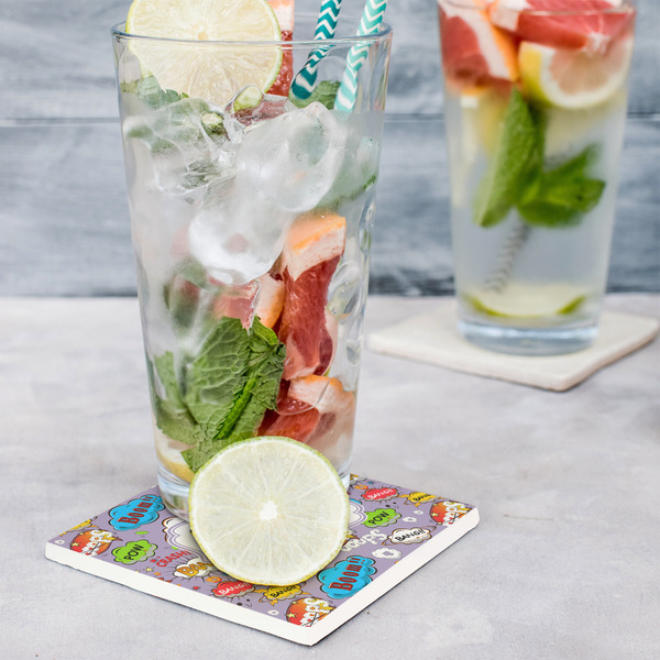 What is your Superpower Set of 4 Stone Coasters - In Context View