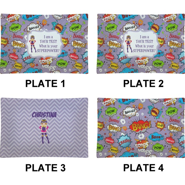 What is your Superpower Set of Rectangular Appetizer / Dessert Plates (Approval)