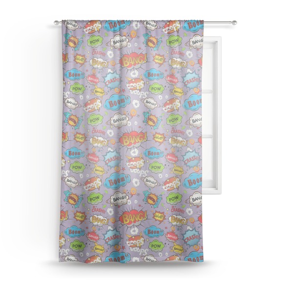 Custom What is your Superpower Sheer Curtain - 50"x84"