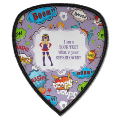 What is your Superpower Iron on Shield Patch A w/ Name or Text