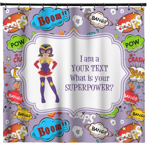Custom What is your Superpower Shower Curtain - Custom Size (Personalized)