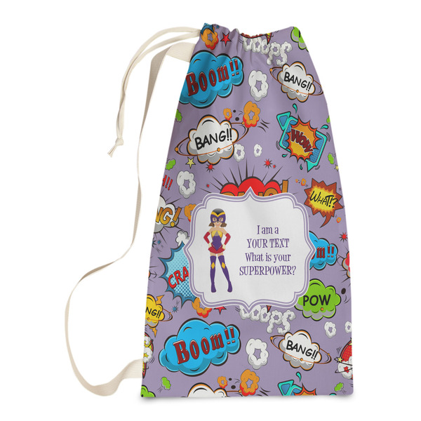 Custom What is your Superpower Laundry Bags - Small (Personalized)