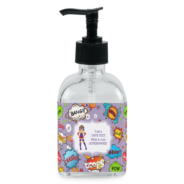 Custom What is your Superpower Glass Soap & Lotion Bottle - Single Bottle (Personalized)