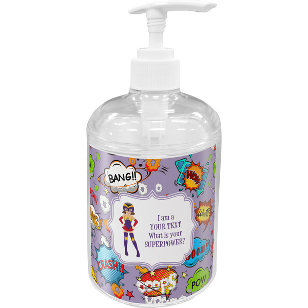 Custom What is your Superpower Acrylic Soap & Lotion Bottle (Personalized)