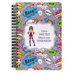 What is your Superpower Spiral Notebook - 7x10 w/ Name or Text