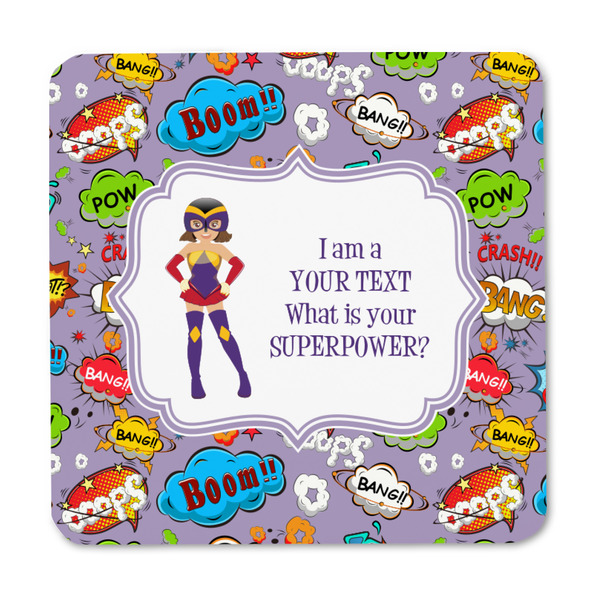 What is your Superpower Square Fridge Magnet - FRONT