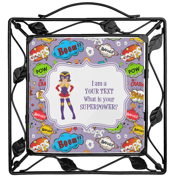 Custom What is your Superpower Square Trivet (Personalized)