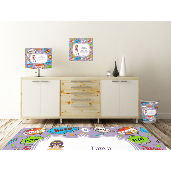 What is your Superpower Square Wall Decal Wooden Desk