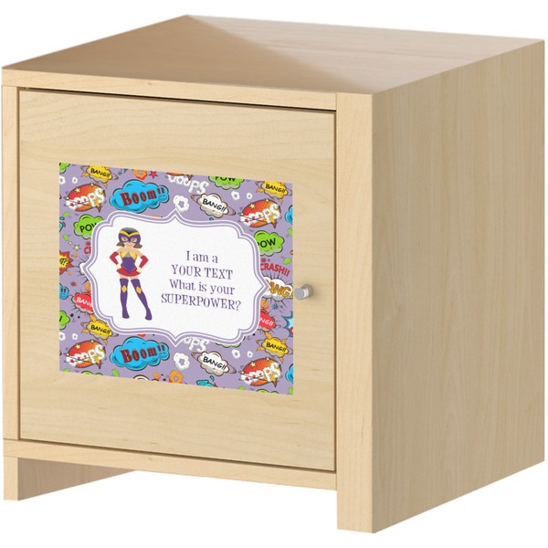 What is your Superpower Square Wall Decal on Wooden Cabinet