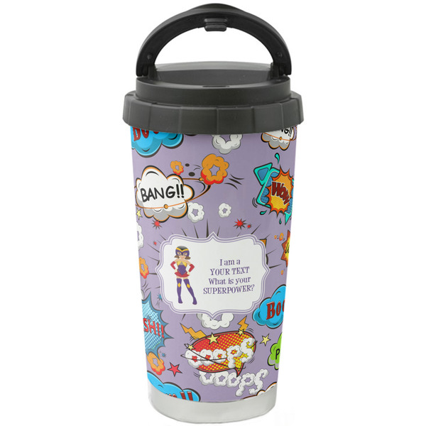Custom What is your Superpower Stainless Steel Coffee Tumbler (Personalized)