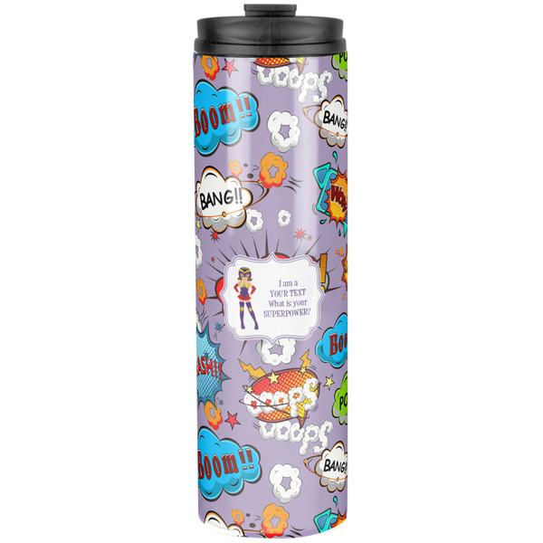 Custom What is your Superpower Stainless Steel Skinny Tumbler - 20 oz (Personalized)