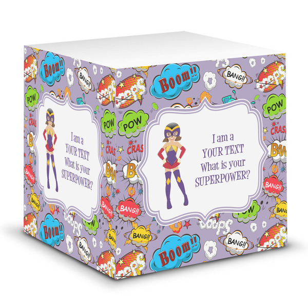 Custom What is your Superpower Sticky Note Cube (Personalized)