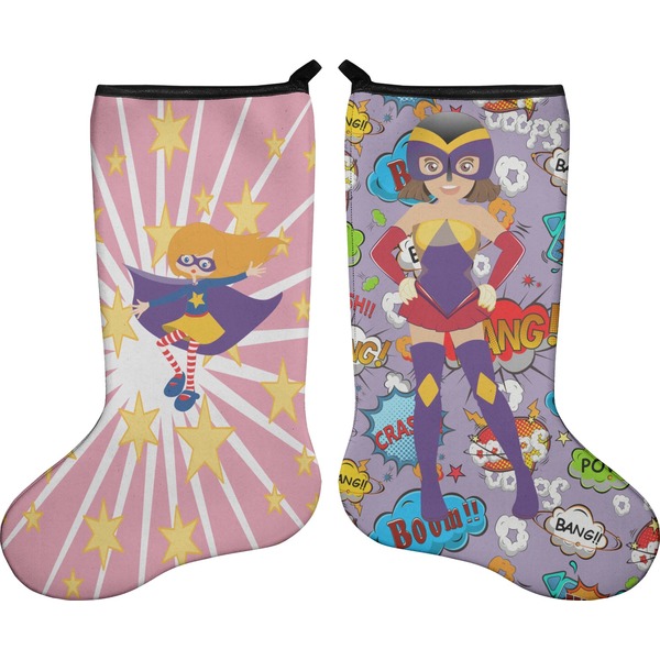 Custom What is your Superpower Holiday Stocking - Double-Sided - Neoprene