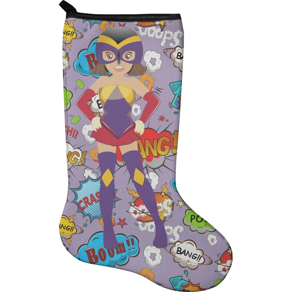 Custom What is your Superpower Holiday Stocking - Single-Sided - Neoprene