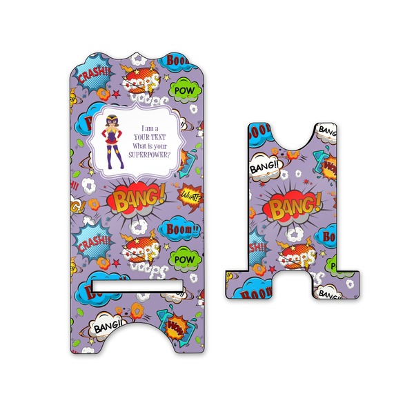 What is your Superpower Stylized Phone Stand - Front & Back - Small