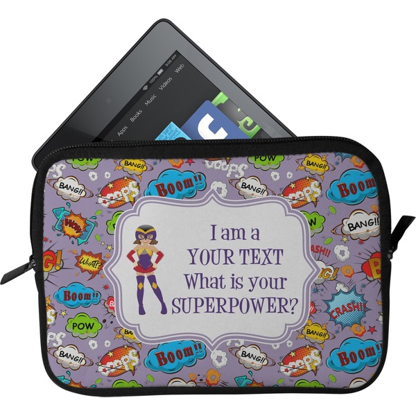 Custom What is your Superpower Tablet Case / Sleeve - Small (Personalized)