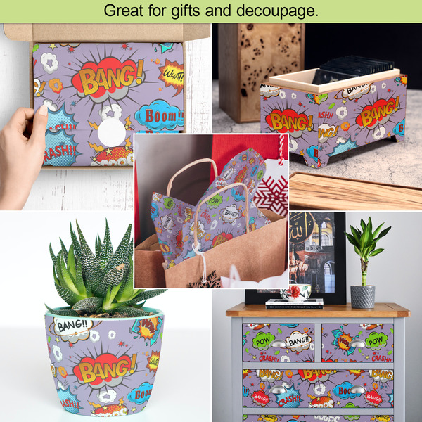 What is your Superpower Tissue Paper - In Use Collage