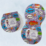 What is your Superpower Burp Pads - Velour - Set of 2 w/ Name or Text
