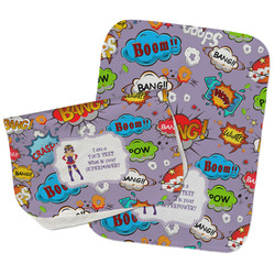 What is your Superpower Burp Cloths - Fleece - Set of 2 w/ Name or Text