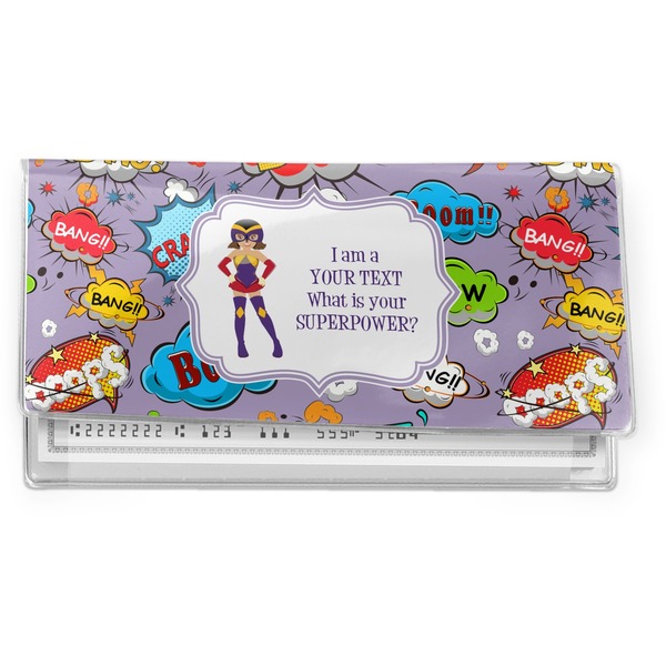Custom What is your Superpower Vinyl Checkbook Cover (Personalized)