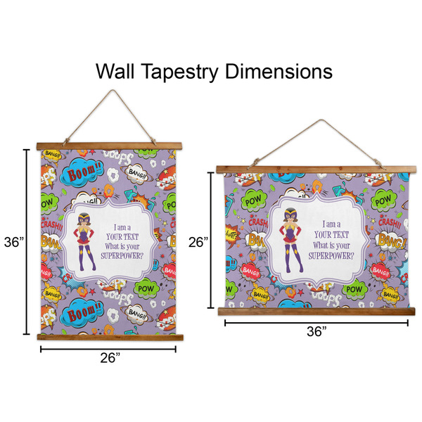 What is your Superpower Wall Hanging Tapestries - Parent/Sizing