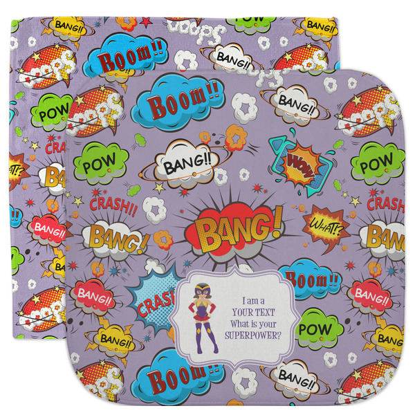 Custom What is your Superpower Facecloth / Wash Cloth (Personalized)