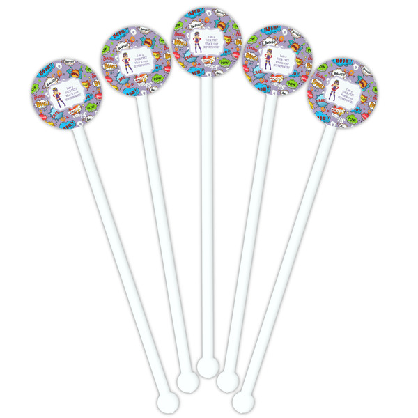What is your Superpower White Plastic 5.5" Stir Stick - Fan View