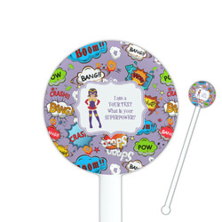 What is your Superpower 5.5" Round Plastic Stir Sticks - White - Single Sided (Personalized)