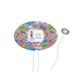 What is your Superpower 7" Oval Plastic Stir Sticks - White - Double Sided (Personalized)