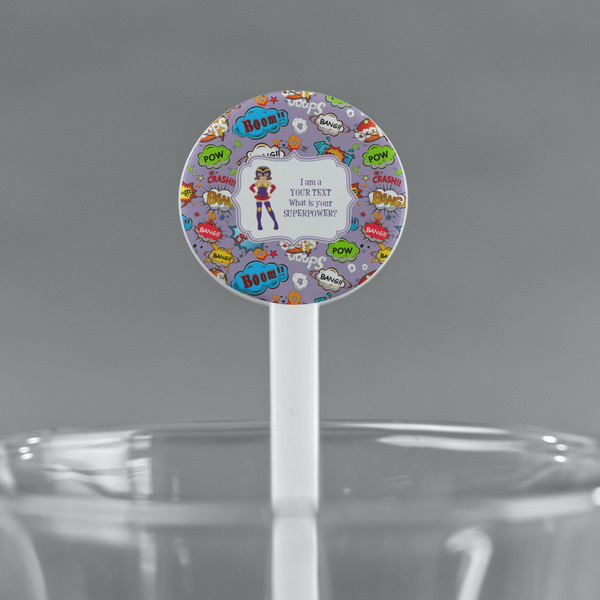 What is your Superpower White Plastic 7" Stir Stick - Round - Main