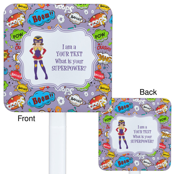 What is your Superpower White Plastic Stir Stick - Double Sided - Approval