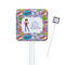 What is your Superpower White Plastic Stir Stick - Square - Closeup