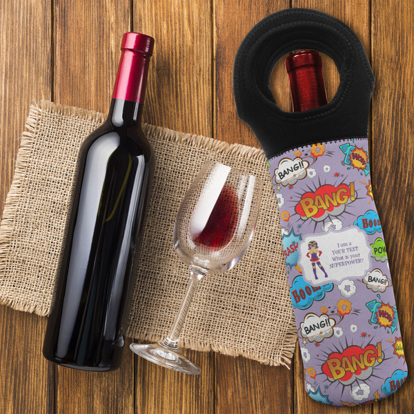 What is your Superpower Wine Tote Bag - FLATLAY