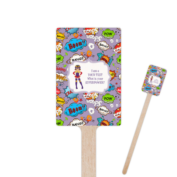 Custom What is your Superpower Rectangle Wooden Stir Sticks (Personalized)
