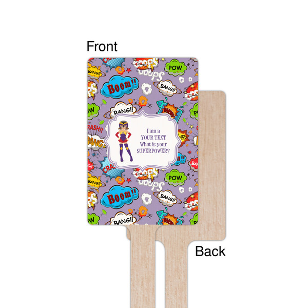 What is your Superpower Wooden 6.25" Stir Stick - Rectangular - Single - Front & Back