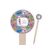 What is your Superpower Round Wooden Food Picks (Personalized)