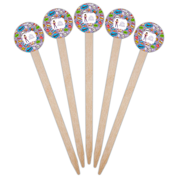 What is your Superpower Wooden 6" Food Pick - Round - Fan View