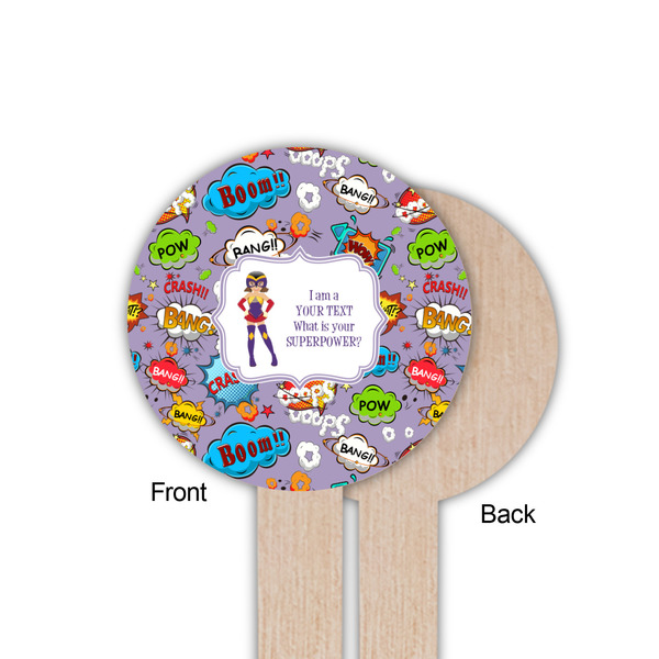 What is your Superpower Wooden 6" Food Pick - Round - Single Sided - Front & Back